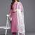 Floral Thread Embroidered Straight Kurta & Trousers With Dupatta