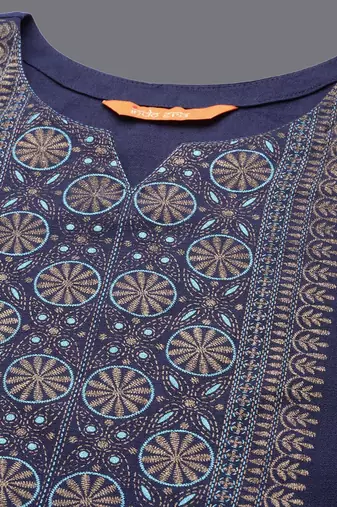 Ethnic Motifs Printed Kurta with Palazzos & Dupatta