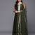 Ethnic Motifs Embroidered Sequinned Straight Kurta & Trousers With Dupatta