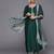 Ethnic Motifs Yoke Design Sequinned Straight Kurta With Trousers & Dupatta