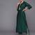 Ethnic Motifs Yoke Design Sequinned Straight Kurta With Trousers & Dupatta