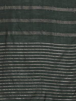 Women Green Yoke Design Sequinned Kurta with Trousers & With Dupatta 4