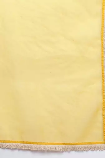 Floral Embroidered Straight Kurta with Trousers & Dupatta