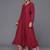 V-Neck Anarkali Kurta with Trousers & Dupatta