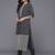 Floral Printed Thread Work Pure Silk Kurta With Trousers & Dupatta