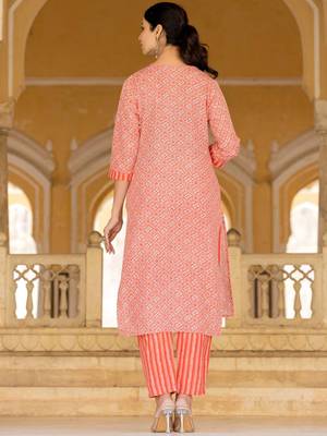 Ethnic Motifs Printed Regular Mirror Work Kurta with Trousers & With Dupatta 4