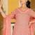 Ethnic Motifs Printed Regular Mirror Work Kurta with Trousers & With Dupatta