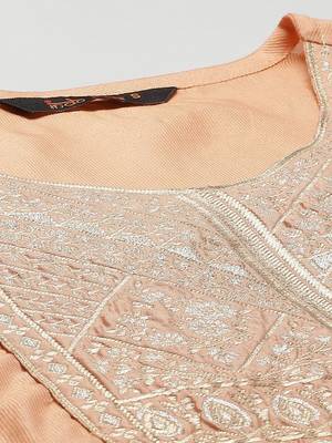 Women Ethnic Motifs Yoke Design Gotta Patti Kurta with Trousers & With Dupatta 2