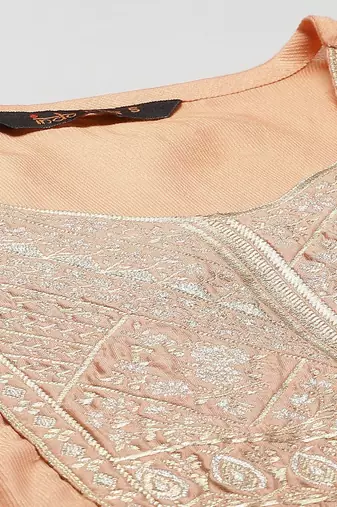 Women Ethnic Motifs Yoke Design Gotta Patti Kurta with Trousers & With Dupatta