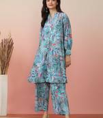 Floral Printed Kurta With Trouser