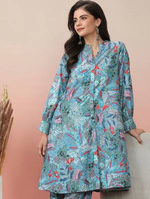 Floral Printed Kurta With Trouser 6
