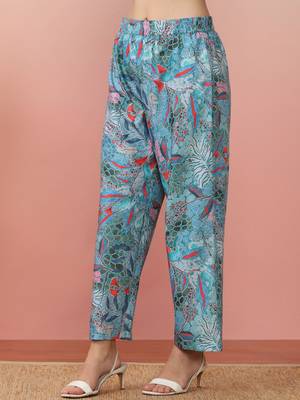 Floral Printed Kurta With Trouser 7