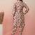 Geometric Printed Kurta With Dhoti Pant
