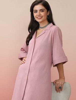 Shirt Collar Kurta With Trouser 6