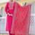 Floral Embroidered Regular Thread Work Kurta with Trousers & With Dupatta