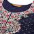 Women Embroidered Thread Work Chanderi Silk Kurta with Trousers & With