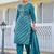 Floral Regular Pure Silk Kurta with Trouser & Dupatta