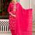 Regular Chanderi Silk Kurta with Trouser & Dupatta