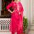 Regular Chanderi Silk Kurta with Trouser & Dupatta