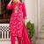 Regular Chanderi Silk Kurta with Trouser & Dupatta