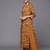 Women Mustard Yellow Floral Printed Panelled Gotta Patti Pure Cotton Kurta with Palazzos