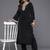 Embroidered Mirror Work Kurta with Trousers