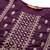 Women Purple & Cream Embroidered Gotta Patti Kurta with Trousers & Dupatta