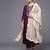 Women Purple & Cream Embroidered Gotta Patti Kurta with Trousers & Dupatta