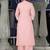 Ethnic Motifs Yoke Design Regular Thread Work Kurta with Trousers & Dupatta