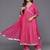 Women Leheriya Printed Empire Gotta Patti Pure Cotton Kurta with Trousers & With Dupatta