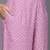 Women Lavender & White Floral Printed Gotta Patti Kurta with Palazzos & Dupatta