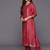Ethnic Motifs Jacquard Kurta with Trousers & Dupatta