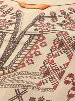 Women Yellow & Red Ethnic Motifs Printed Kurta with Palazzos & With Dupatta 2