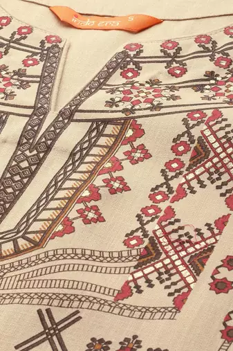 Women Yellow & Red Ethnic Motifs Printed Kurta with Palazzos & With Dupatta