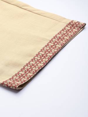 Women Yellow & Red Ethnic Motifs Printed Kurta with Palazzos & With Dupatta 7