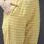 Women Yellow & White Bandhani Sequinned Kurta with Trousers & With Dupatta