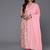 Women Floral Printed Empire Mirror Work Pure Cotton Kurta with Trousers & Dupatta