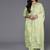 Women Floral Printed Empire Mirror Work Pure Cotton Kurta with Trousers & Dupatta