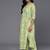 Women Floral Printed Empire Mirror Work Pure Cotton Kurta with Trousers & Dupatta