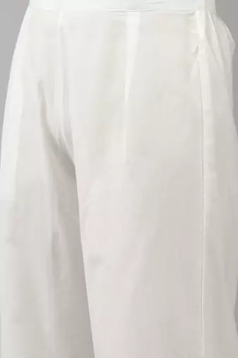 Women Red & White Ethnic Motifs Printed Kurta with Palazzos & With Dupatta
