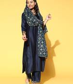 Solid Liva Kurta Set