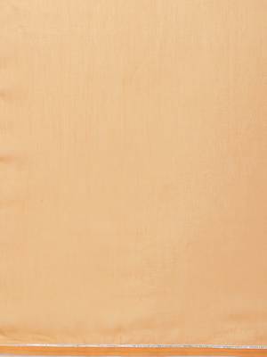 Women Orange Bandhani Print Gotta Patti Kurta with Palazzos & Dupatta 5