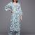 Women Floral Printed Regular Silk Crepe Kurta with Trousers