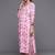 Printed Empire Kantha Work Pure Cotton Kurta with Palazzos & Dupatta