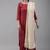 Women Maroon Panelled Liva Kurta with Trousers & With Dupatta