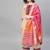 Women Beige & Pink Yoke Design Kurta with Palazzos & Dupatta