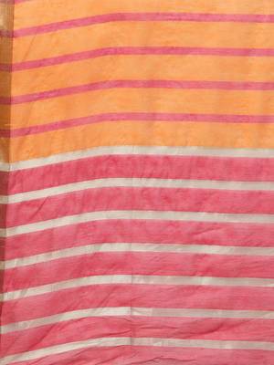 Women Beige & Pink Yoke Design Kurta with Palazzos & Dupatta 5
