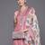 Women Floral Embroidered Regular Thread Work Linen Kurta with Trousers & Dupatta