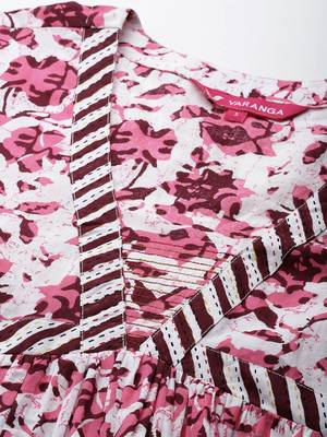 Women Printed Pure Cotton Kurta With Palazzos & Dupatta 3