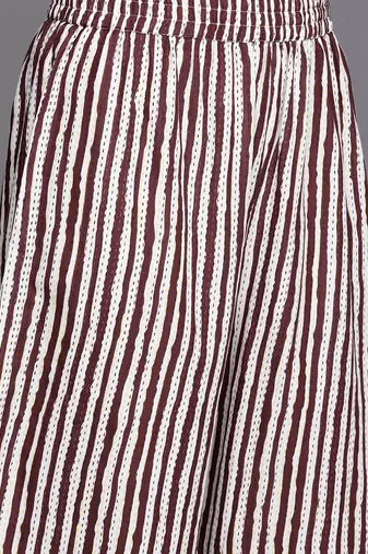 Women Printed Pure Cotton Kurta With Palazzos & Dupatta